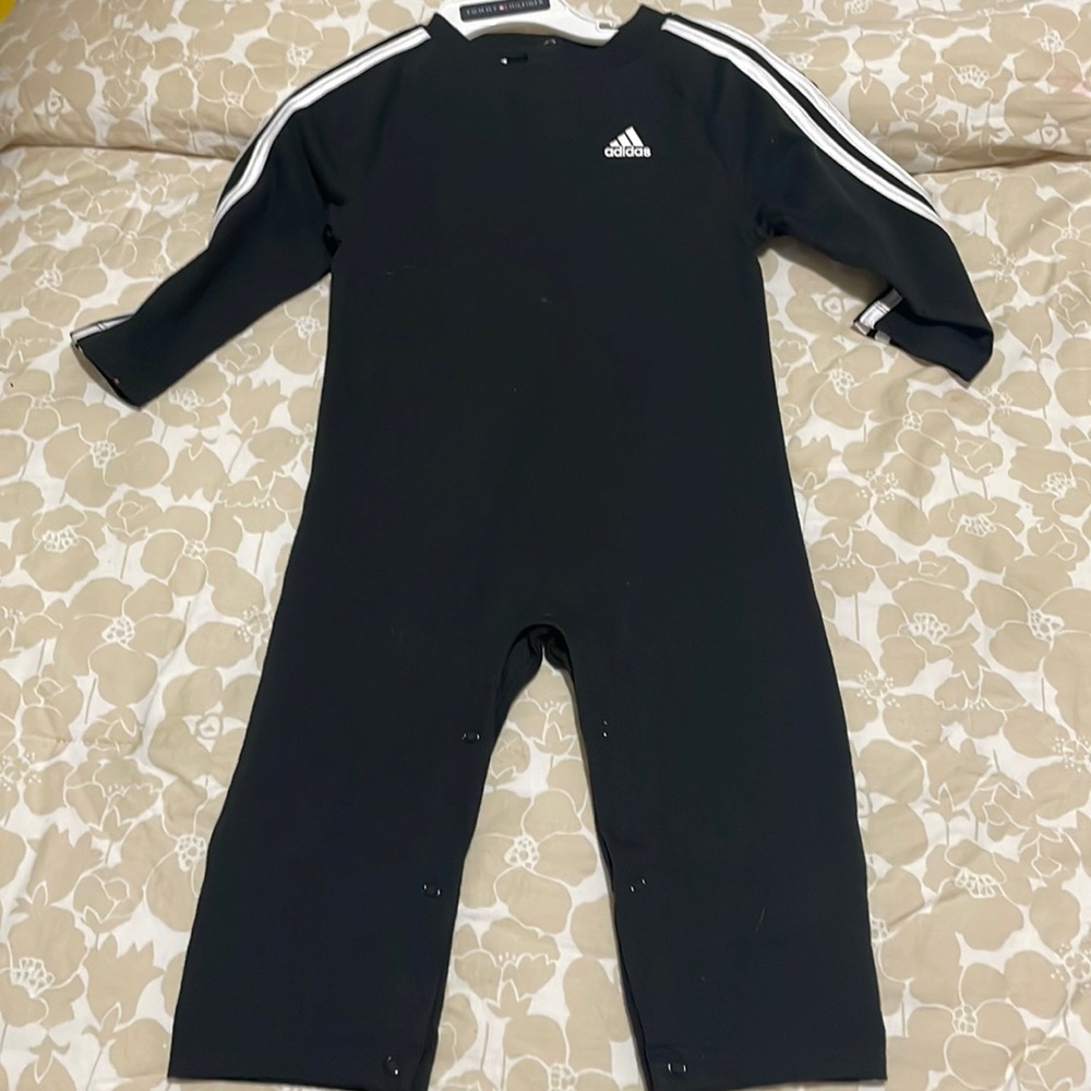 Adida, black sleepwear size 9 month.